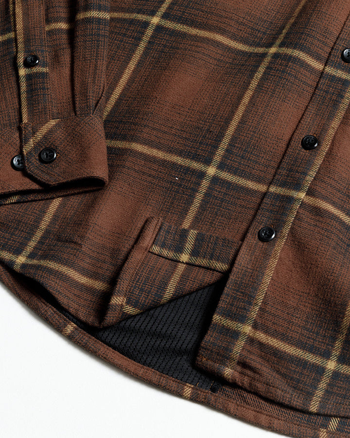 Destroyer Flannel - Burnt Brown