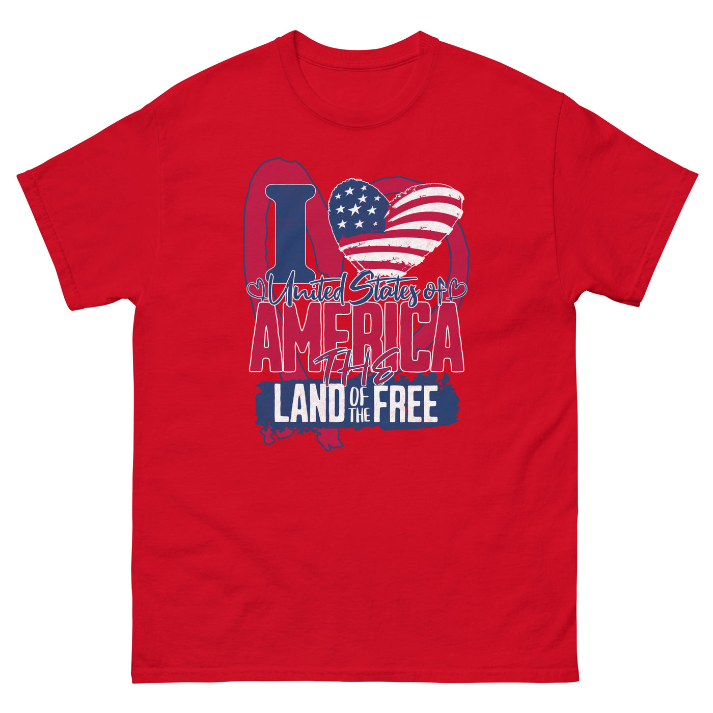 I Love United States Tee