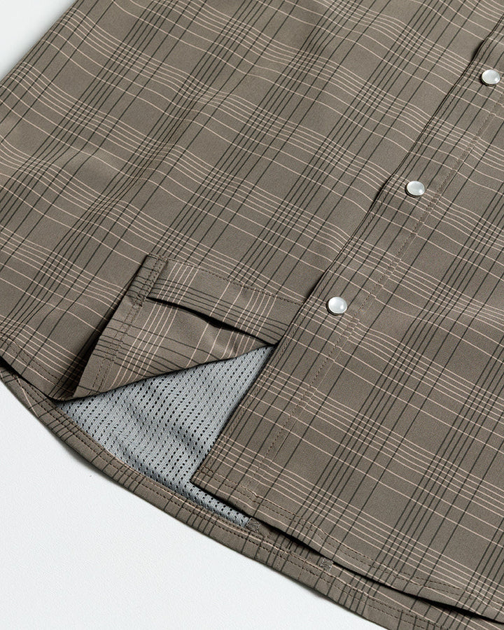Deke SS Shirt - Beluga Brown